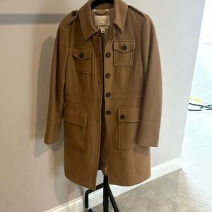 Women’s Banana Republic Pea Coat, Tan Size Small